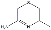 2H-1,4-Thiazin-3-amine,5,6-dihydro-5-methyl-(9CI) 结构式