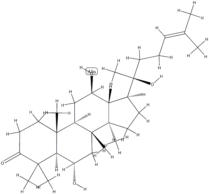 3-脱氧-3-氧代-20(S)-原人参三醇 结构式