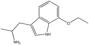 1H-Indole-3-ethanamine,7-ethoxy-alpha-methyl-(9CI) 结构式