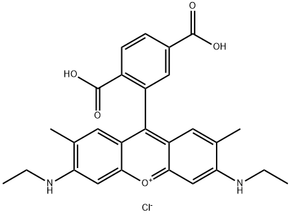 6-羧基罗丹明6G, 单一化合物 结构式