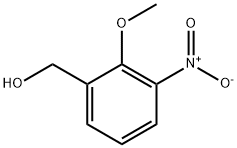 (2-甲氧基-3-硝基苯基)甲醇 结构式