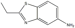 5-Benzothiazolamine,2-ethyl-(9CI) 结构式