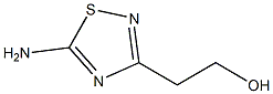 1,2,4-Thiadiazole-3-ethanol,5-amino-(9CI) 结构式