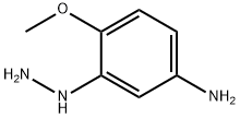 Benzenamine, 3-hydrazinyl-4-methoxy-HCl 结构式