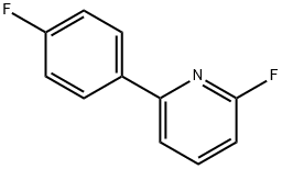 2-氟-6-(4-氟苯基)吡啶 结构式