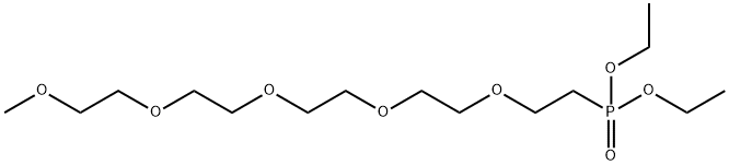 甲基-五聚乙二醇-膦酸乙酯 结构式