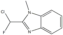 1H-Benzimidazole,2-(chlorofluoromethyl)-1-methyl-(9CI) 结构式