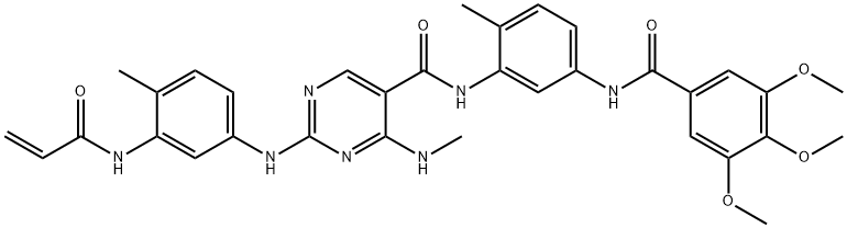 化合物CHMFL-BMX-078 结构式