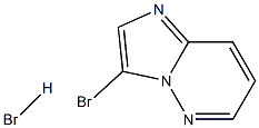 3-BROMOIMIDAZO[1,2-B]PYRIDAZINE HBR SALT 结构式