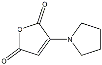 2,5-Furandione,3-(1-pyrrolidinyl)-(9CI) 结构式