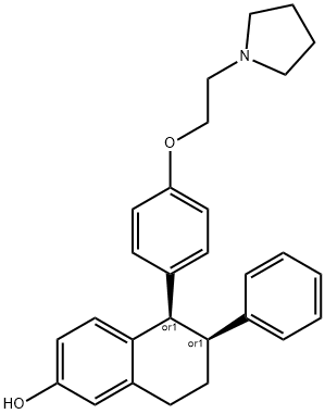 rac-Lasofoxifene 结构式