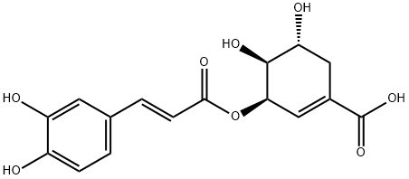 3-O-咖啡酰莽草酸 结构式