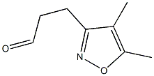 3-Isoxazolepropanal,4,5-dimethyl-(9CI) 结构式