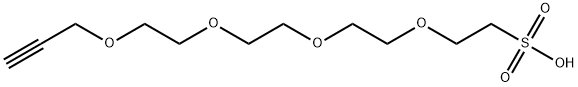 PROPARGYL-PEG4-SULFONIC ACID 结构式