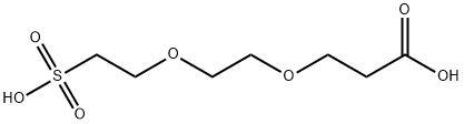 Carboxy-PEG2-sulfonic acid 结构式