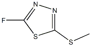 1,3,4-Thiadiazole,2-fluoro-5-(methylthio)-(9CI) 结构式