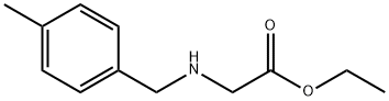 ethyl 2-{[(4-methylphenyl)methyl]amino}acetate 结构式