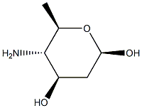 beta-D-arabino-Hexopyranose, 4-amino-2,4,6-trideoxy- (9CI) 结构式