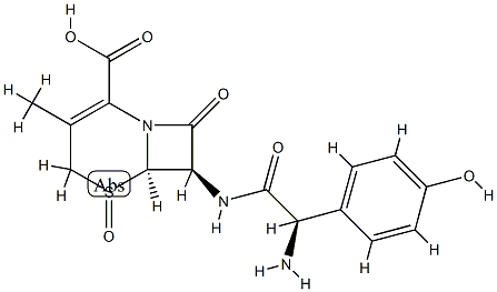 头孢羟氨苄-亚砜 结构式