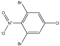 1,3-二溴-5-氯-2-硝基苯 结构式