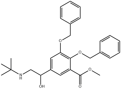 4,5-Dibenzyl-5-hydroxy Albuterol Acid Methyl Ester 结构式