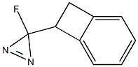 3H-Diazirine,3-bicyclo[4.2.0]octa-1,3,5-trien-7-yl-3-fluoro-(9CI) 结构式