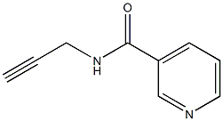 N-(丙-2-炔-1-基)尼克酰胺 结构式