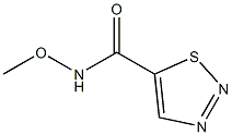 1,2,3-Thiadiazole-5-carboxamide,N-methoxy-(9CI) 结构式