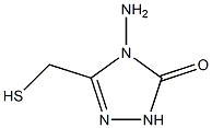 3H-1,2,4-Triazol-3-one,4-amino-2,4-dihydro-5-(mercaptomethyl)-(9CI) 结构式