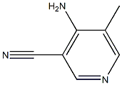 4-氨基-5-甲基烟腈 结构式