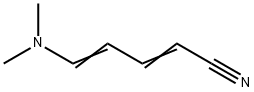 2,4-Pentadienenitrile,5-(dimethylamino)-(9CI) 结构式