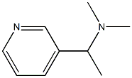 3-Pyridinemethanamine,N,N,alpha-trimethyl-(9CI) 结构式