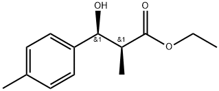 Benzenepropanoic acid, -ba--hydroxy--alpha-,4-dimethyl-, ethyl ester, (R*,R*)- (9CI) 结构式