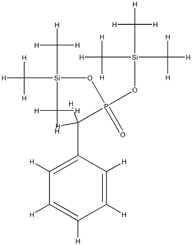 Bis(trimethylsilyl)=(phenylmethyl) phosphonate 结构式