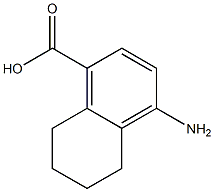 4-氨基-5,6,7,8-四氢萘-1-羧酸 结构式