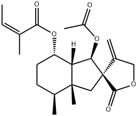 蜂斗菜螺内酯 结构式