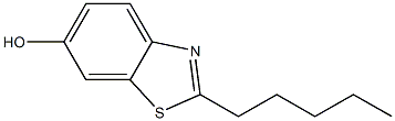 6-Benzothiazolol,2-pentyl-(9CI) 结构式