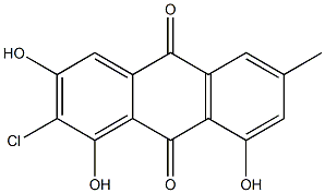 7-Chloroemodin 结构式