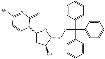 2'-Deoxy-5'-O-(triphenylmethyl)cytidine 结构式