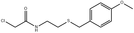 N-(2-(4-METHOXYBENZYL)-THIOETHYL)-CHLORO 结构式