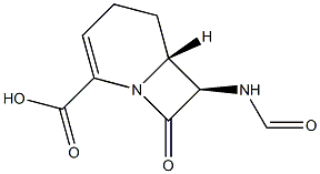 1-Azabicyclo[4.2.0]oct-2-ene-2-carboxylicacid,7-(formylamino)-8-oxo-,(6R- 结构式