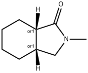 (3aR,7aS)-rel-octahydro-2-Methyl-1H-Isoindol-1-one (Relative stereocheMistry) 结构式