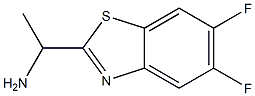 2-Benzothiazolemethanamine,5,6-difluoro-alpha-methyl-(9CI) 结构式