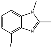 1H-Benzimidazole,4-fluoro-1,2-dimethyl-(9CI) 结构式