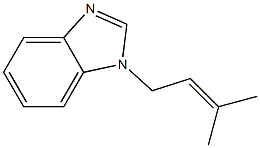 1H-Benzimidazole,1-(3-methyl-2-butenyl)-(9CI) 结构式