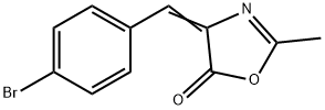 5(4H)-Oxazolone, 4-[(4-broMophenyl)Methylene]-2-Methyl- 结构式