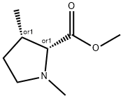 D-Proline, 1,3-dimethyl-, methyl ester, (3S)-rel- (9CI) 结构式