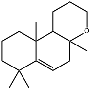 [8ξ,(-)]-8,13-Epoxy-14,15,16-trinorlabda-5-ene 结构式