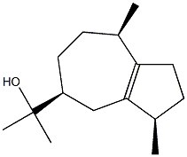 [3R,(+)]-1,2,3,4,5,6,7,8-Octahydro-α,α,3β,8β-tetramethyl-5β-azulenemethanol 结构式