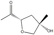 threo-2-Hexulose, 3,6-anhydro-1,4-dideoxy-5-C-methyl- (9CI) 结构式